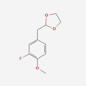 3-FLUORO-4-METHOXY (1,3-DIOXOLAN-2-YLMETHYL)BENZENE