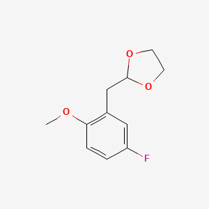 5-Fluoro-2-methoxy (1,3-dioxolan-2-ylmethyl)benzene