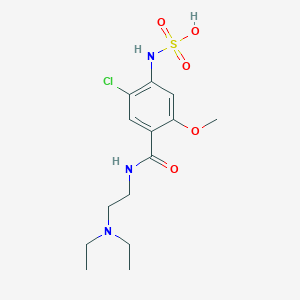 molecular formula C14H22ClN3O5S B132617 Metoclopramide N4-Sulfonate CAS No. 27260-42-0
