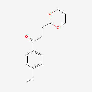 3-(1,3-Dioxan-2-YL)-4'-ethylpropiophenone