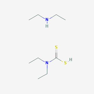 molecular formula C₉H₂₂N₂S₂ B132619 Diethylammonium diethyldithiocarbamate CAS No. 1518-58-7