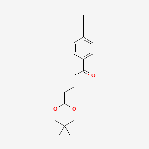 4'-Tert-butyl-4-(5,5-dimethyl-1,3-dioxan-2-YL)butyrophenone