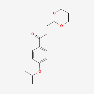 3-(1,3-Dioxan-2-Yl)-4'-Isopropoxypropiophenone