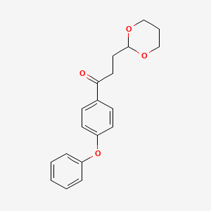 3-(1,3-Dioxan-2-Yl)-4'-Phenoxypropiophenone