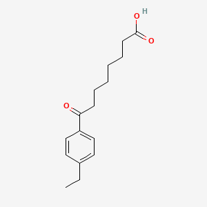 B1326202 8-(4-Ethylphenyl)-8-oxooctanoic acid CAS No. 898791-35-0