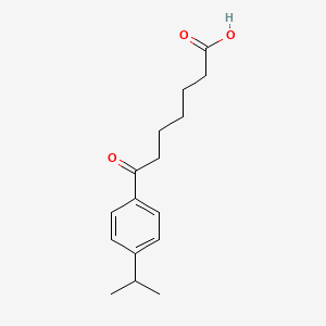 B1326204 7-(4-Isopropylphenyl)-7-oxoheptanoic acid CAS No. 898791-39-4
