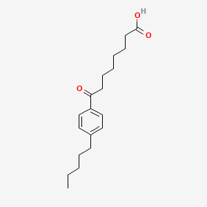 8-Oxo-8-(4-pentylphenyl)octanoic acid