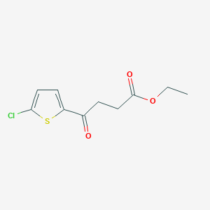 B1326229 Ethyl 4-(5-chloro-2-thienyl)-4-oxobutanoate CAS No. 473694-31-4