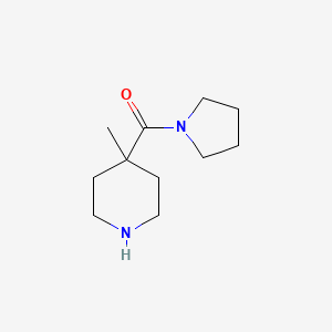 (4-Methylpiperidin-4-yl)(pyrrolidin-1-yl)methanone