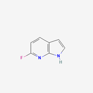 molecular formula C7H5FN2 B1326235 6-Fluoro-1H-pyrrolo[2,3-B]pyridine CAS No. 898746-42-4