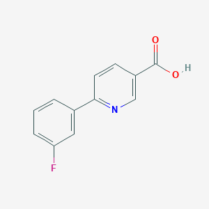 molecular formula C12H8FNO2 B1326246 6-(3-Fluorophenyl)nicotinic acid CAS No. 582325-22-2