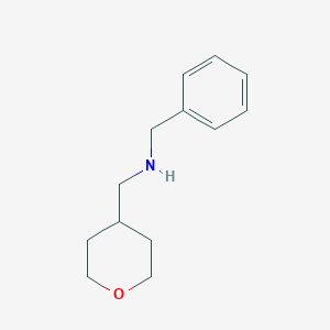 molecular formula C13H19NO B1326248 苯甲基（氧杂环-4-基甲基）胺 CAS No. 887978-20-3