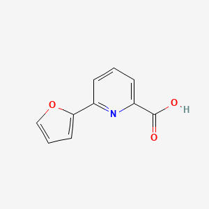 molecular formula C10H7NO3 B1326250 6-(2-Furyl)pyridine-2-carboxylic acid CAS No. 887981-91-1