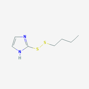 molecular formula C7H12N2S2 B132627 n-Butyl 2-imidazolyl disulfide CAS No. 141400-57-9