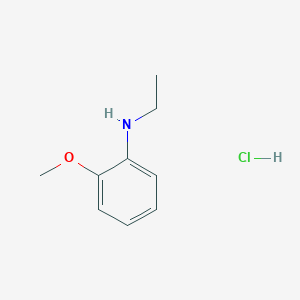 molecular formula C9H14ClNO B1326273 N-Ethyl-2-methoxyaniline hydrochloride CAS No. 857600-71-6