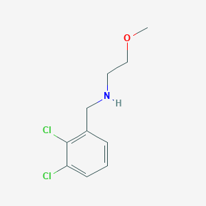 molecular formula C10H13Cl2NO B13262796 [(2,3-Dichlorophenyl)methyl](2-methoxyethyl)amine 
