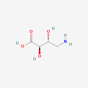 molecular formula C4H9NO4 B13262840 (2R,3R)-4-Amino-2,3-dihydroxybutanoic acid 