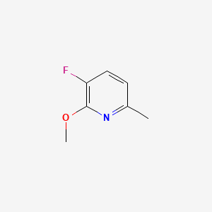 molecular formula C7H8FNO B1326287 3-Fluoro-2-methoxy-6-methylpyridine CAS No. 375368-80-2