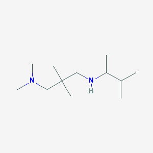 molecular formula C12H28N2 B13262876 [3-(Dimethylamino)-2,2-dimethylpropyl](3-methylbutan-2-YL)amine 