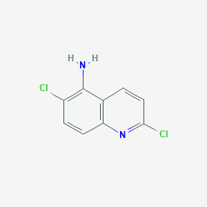 molecular formula C9H6Cl2N2 B1326289 2,6-Dichloroquinolin-5-amine CAS No. 607380-28-9