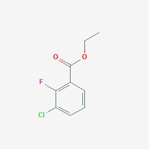 molecular formula C9H8ClFO2 B1326290 Ethyl 3-chloro-2-fluorobenzoate CAS No. 773135-55-0