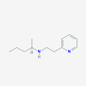 molecular formula C12H20N2 B13262960 (Pentan-2-yl)[2-(pyridin-2-yl)ethyl]amine 