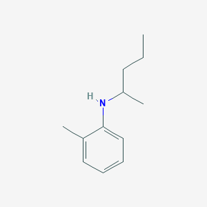 molecular formula C12H19N B13263084 2-Methyl-N-(pentan-2-yl)aniline 