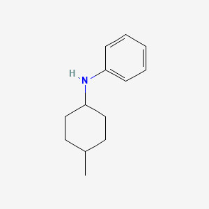 molecular formula C13H19N B13263122 N-(4-methylcyclohexyl)aniline CAS No. 34160-43-5