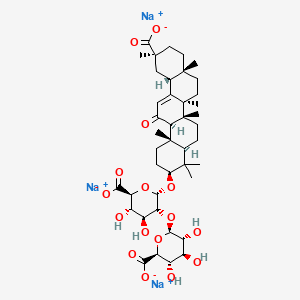molecular formula C42H59Na3O16 B1326314 Trisodium glycyrrhizinate CAS No. 71277-78-6