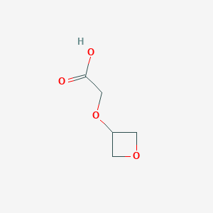 molecular formula C5H8O4 B13263148 2-(Oxetan-3-yloxy)acetic acid 