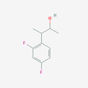 molecular formula C10H12F2O B13263153 3-(2,4-Difluorophenyl)butan-2-ol 