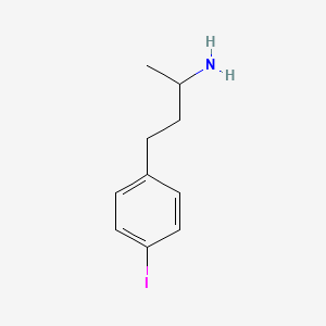 molecular formula C10H14IN B13263210 4-(4-Iodophenyl)butan-2-amine 