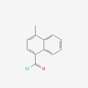 molecular formula C12H9ClO B1326325 4-Methylnaphthalene-1-carbonyl chloride CAS No. 87700-67-2
