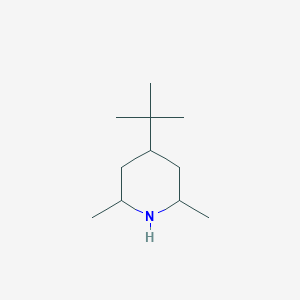 molecular formula C11H23N B13263258 4-Tert-butyl-2,6-dimethylpiperidine 