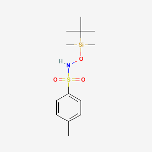molecular formula C13H23NO3SSi B1326327 O-(tert-Butyldimethylsilyl)-N-tosylhydroxylamine CAS No. 1028432-04-3