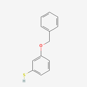 molecular formula C13H12OS B1326329 3-(Benzyloxy)benzenethiol CAS No. 431878-96-5