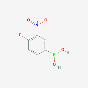 molecular formula C6H5BFNO4 B1326330 4-氟-3-硝基苯硼酸 CAS No. 352530-22-4