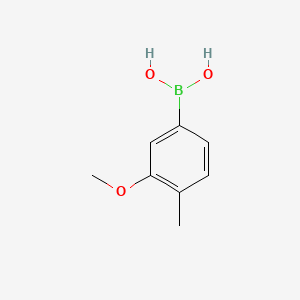 molecular formula C8H11BO3 B1326332 3-Methoxy-4-methylphenylboronic acid CAS No. 917757-15-4