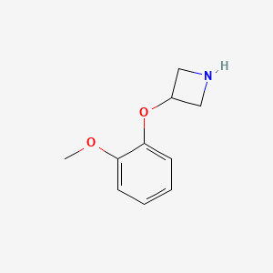 molecular formula C10H13NO2 B1326342 3-(2-Methoxyphenoxy)azetidine CAS No. 954223-14-4