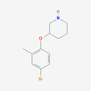 3-(4-Bromo-2-methylphenoxy)piperidine