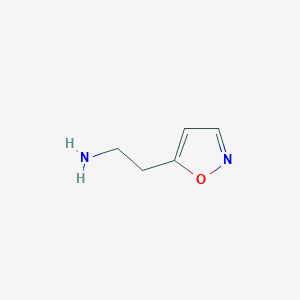molecular formula C5H8N2O B13263497 2-(1,2-Oxazol-5-yl)ethan-1-amine 