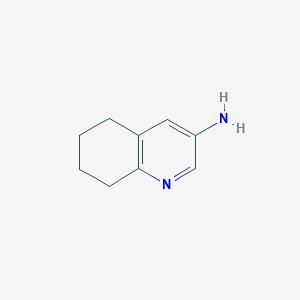 molecular formula C9H12N2 B132636 5,6,7,8-Tetrahydroquinolin-3-amine CAS No. 151224-99-6