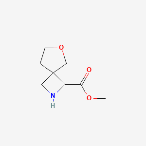 molecular formula C8H13NO3 B13263694 Methyl 6-oxa-2-azaspiro[3.4]octane-3-carboxylate 