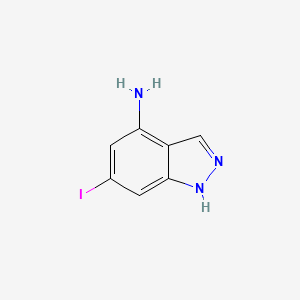 molecular formula C7H6IN3 B1326380 4-Amino-6-iodo-1H-indazole CAS No. 885519-94-8