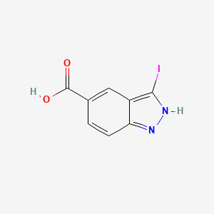 molecular formula C8H5IN2O2 B1326384 3-Iodo-1H-indazole-5-carboxylic acid CAS No. 885521-46-0