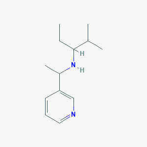 molecular formula C13H22N2 B13263861 (2-Methylpentan-3-yl)[1-(pyridin-3-yl)ethyl]amine 