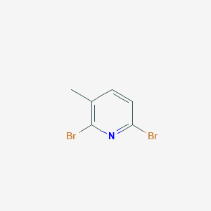 molecular formula C6H5Br2N B1326397 2,6-Dibromo-3-methylpyridine CAS No. 887571-15-5