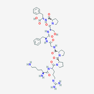 molecular formula C50H73N13O11 B013264 kallidin, des-Arg(10)- CAS No. 71800-36-7