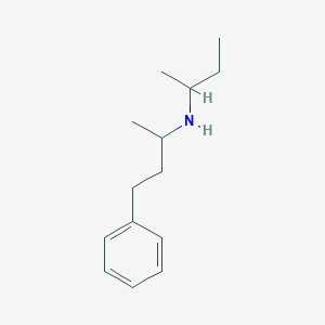 molecular formula C14H23N B13264003 (Butan-2-yl)(4-phenylbutan-2-yl)amine 