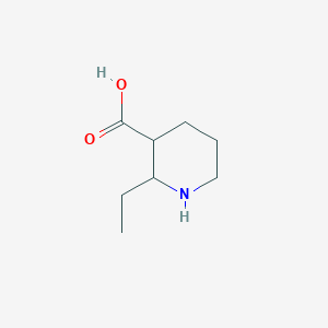 molecular formula C8H15NO2 B13264119 2-Ethylpiperidine-3-carboxylic acid 